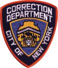 City of New York Department of Corrections Shoulder Patch
